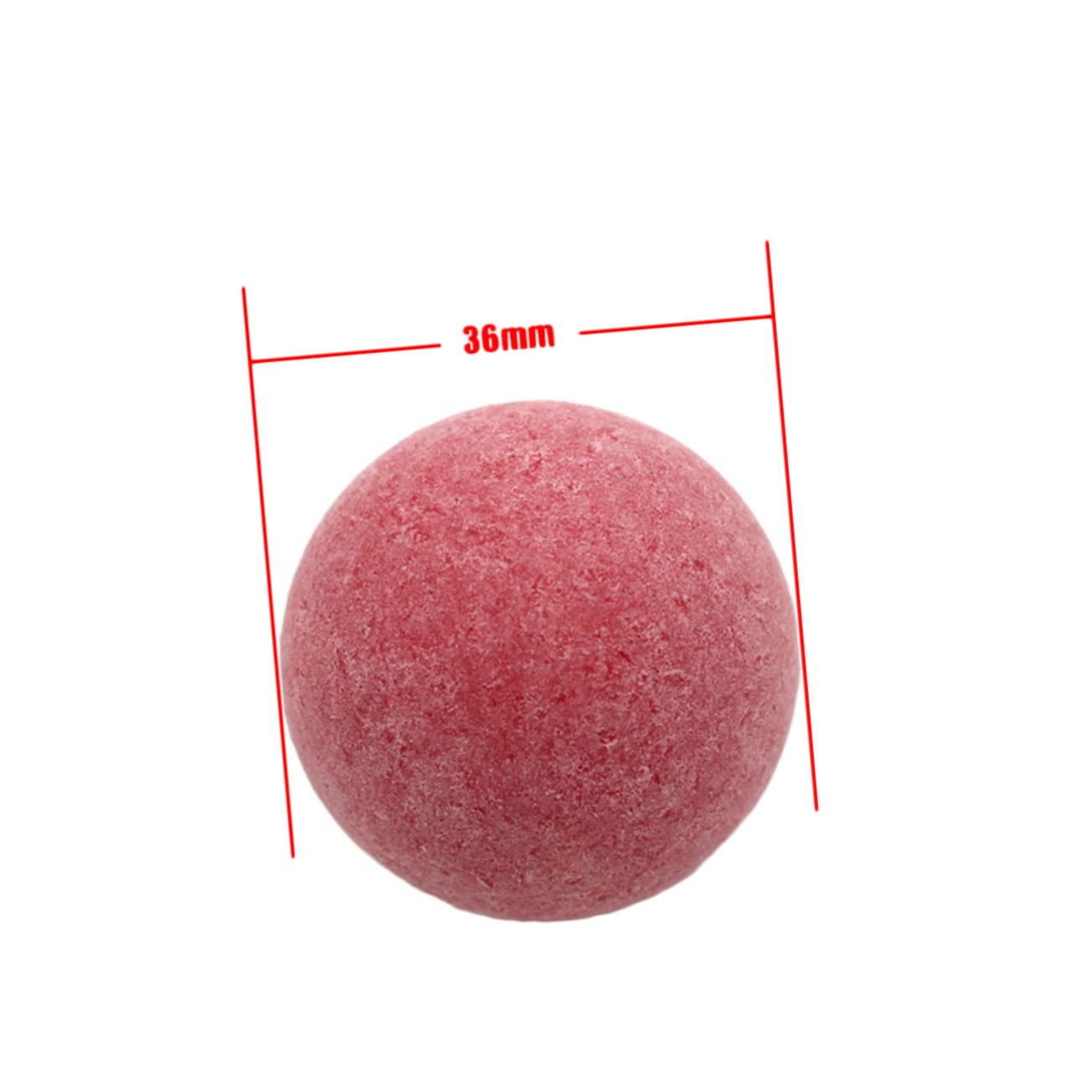 VANZACK 12pcs Table Soccer Balls Durable Red Replacement Foosballs for Standard Soccer Tables for Game Rooms and Art Projects