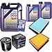 Produktbild Filter Set Inspektionspaket 7 Liter Liqui Moly Motoröl Leichtlauf High Tech 5W-40 SCT Germany Innenraumfilter Luftfilter Ölfilter