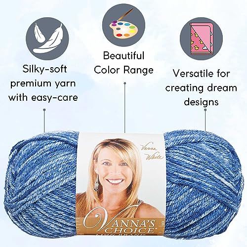 Image of Lion Brand Yarn Vanna'S Choice 860-300 Denim Mist