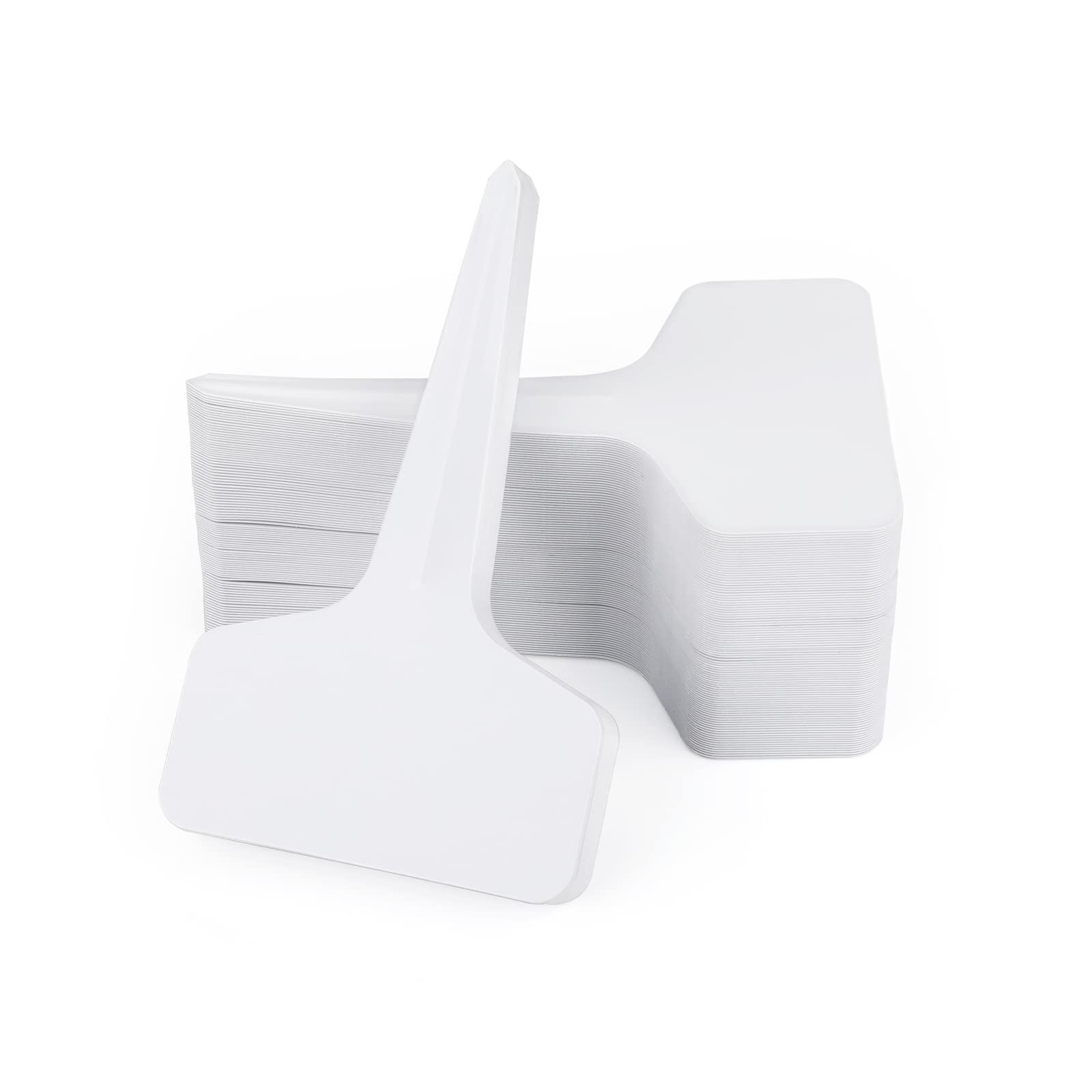 100 Etichette Per Piante In PVC - 12x1.3 Cm, Bianche, Impermeabili Per Giardino - Foto 7