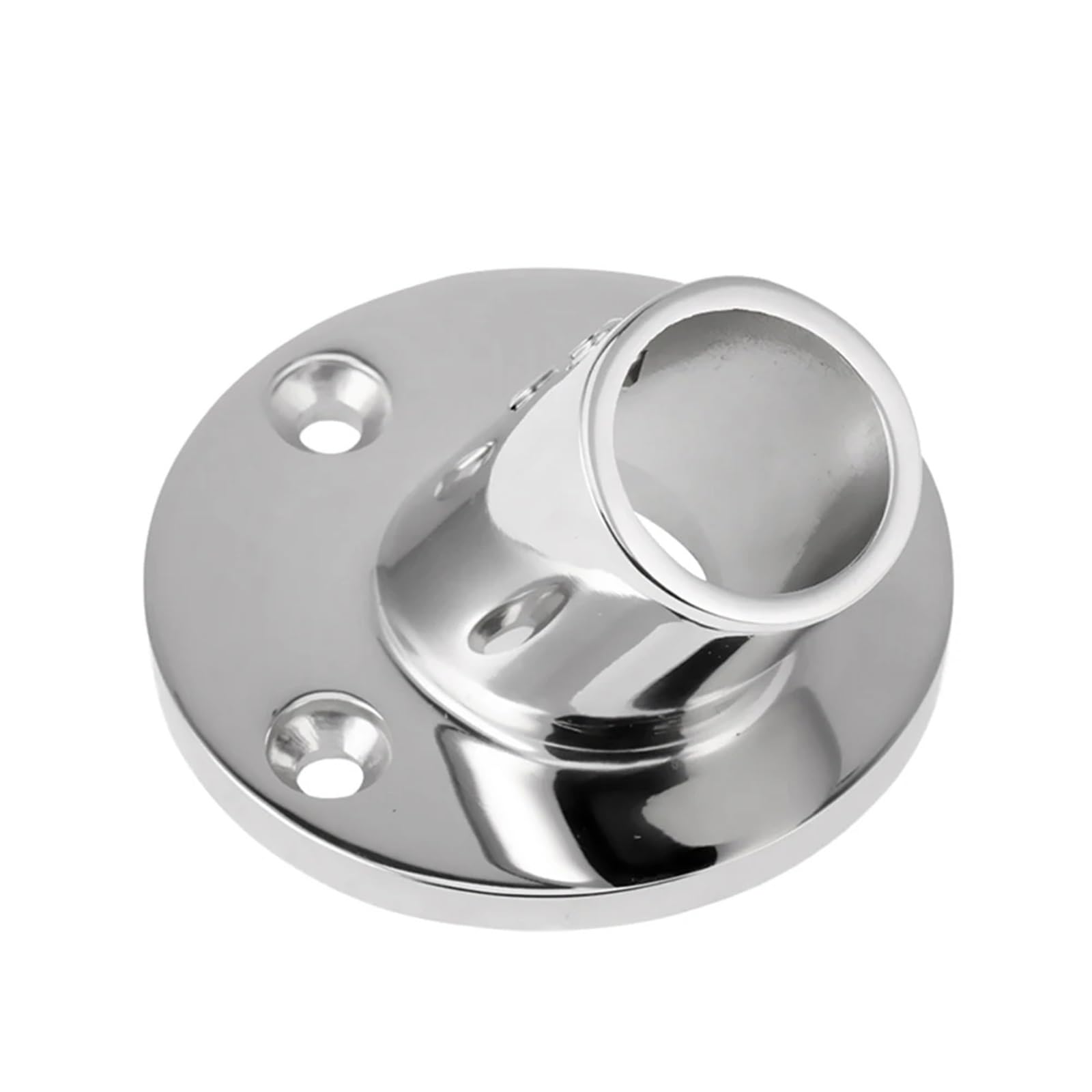 Raccordo for corrimano con base in tubo tondo in acciaio inox 316 da 60° for barca, 22/25/30/32 mm, ferramenta for montante(32mm)