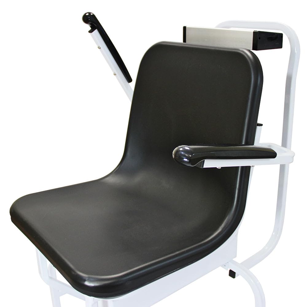 Sedia a Rotelle con Bilancia Digitale Integrata – Portata 200kg, Precisione 100g, Display kg/lb, Struttura Pieghevole e Leggera (20kg), Ideale per Anziani, Pazienti Bariatrici e Strutture Sanitarie