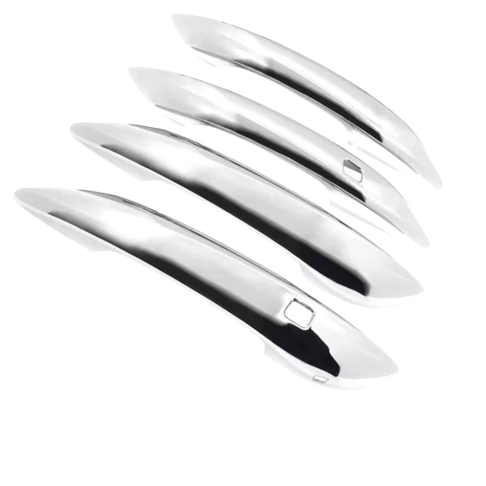 for Hyundai for Elantra for Avante CN7 2021-2023 ABS Car Carbon Fiber Sticker Chrome Door Handle Cover Car Exterior Door Handle