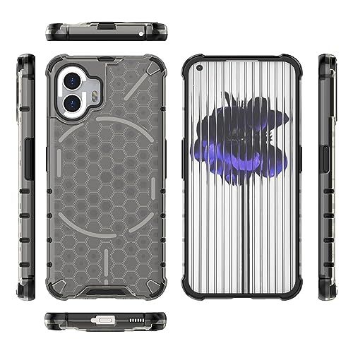 Image of Glasgow Back Case Cover Designed for [ Nothing Phone (2) 5G ] (Stylish Look | Shock Proof) - Black