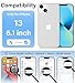 Vakoo Case for iPhone 13 | Clear Anti‑Yellowing, Hard Back, Military‑Grade Drop Protection, Supports Wireless Charging - Transparent