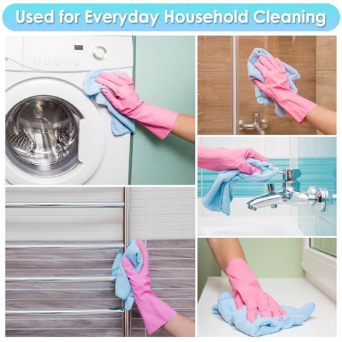 Image of 65 Pack Microfiber on a Roll Tear Away Towel, 10 inch x 10 inch Reusable Washable Microfiber Cloths Paper Towels Roll Absorbent Rag for Car Kitchen Cleaning
