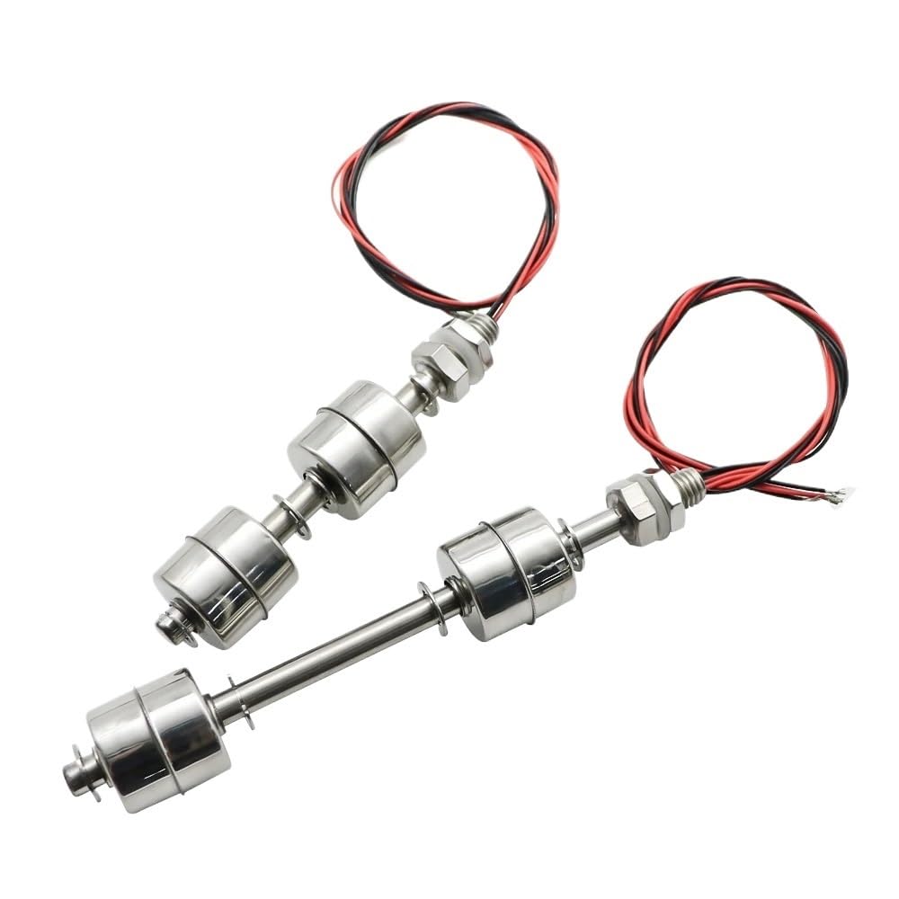 Interrupteur Flotteur Inoxydable Double Bille Filetage 10mm Pour Pompe
