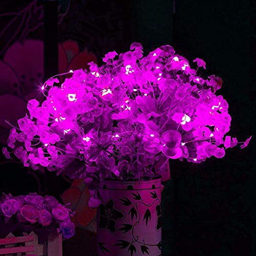 Image of MANSAA M6 USB LED String Light | 10 Meter 100 LEDs | Pink Color | USB Operated | Home Decor LED Light | Pack of 3