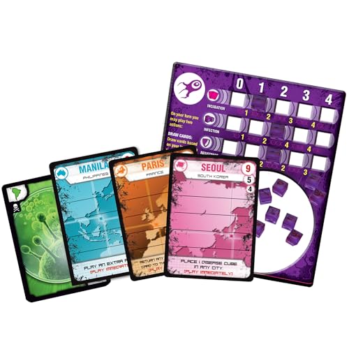 Pandemic Contagion Juego de Mesa Cooperativo de Estrategia miniatura 4