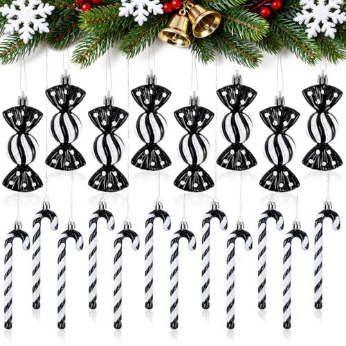 Joxessaien 20 Stück Zuckerstangen Weihnachten Deko, 8 Stück...