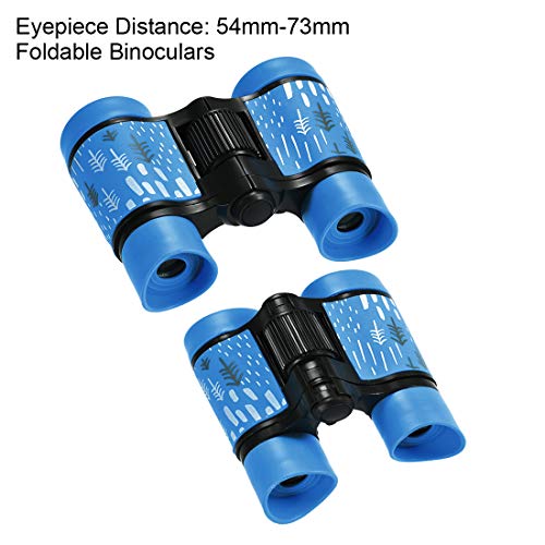 Binoculares compactos 4x30 azules uxcell miniatura 3