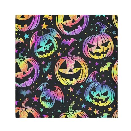 Servilletas de Tela Halloween Neón Multicolor Pack 6 miniatura 1