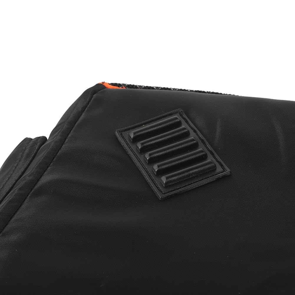 Hartschalen-Tragetasche für JBL für Partybox für Encore 2, Polyester-Aufbewahrungstasche mit Griffen für Lautsprecher, Mikrofon und Zubehör, Reise-Schutzhülle, 28,5 x 29 x 36 cm, Schwarz