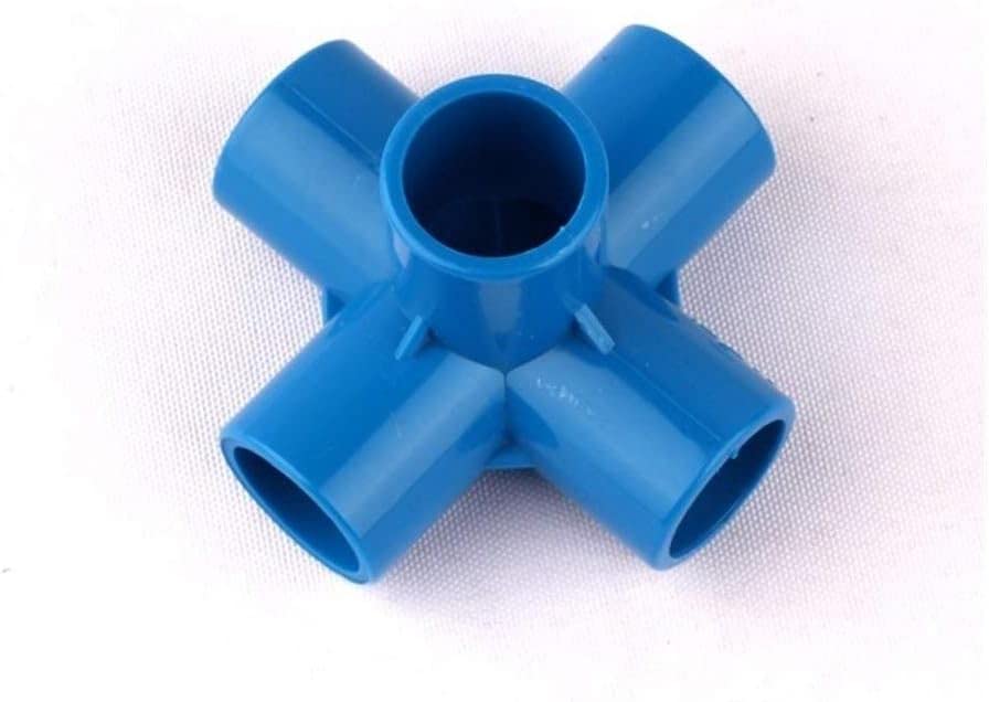 Raccords de tuyaux en PVC, 10 pièces 20 mm, 25 mm, 32 mm, 40 mm, 50 mm, connecteurs en T en PVC, joints 3/4/5 voies, adaptateurs de tubes d'arrosage de jardin, raccords de tuyaux, outils de bricolage,