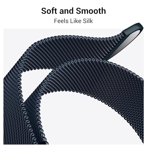 Image of Original Metal Milanese Loop Compatible with Apple Watch Band for Women Men