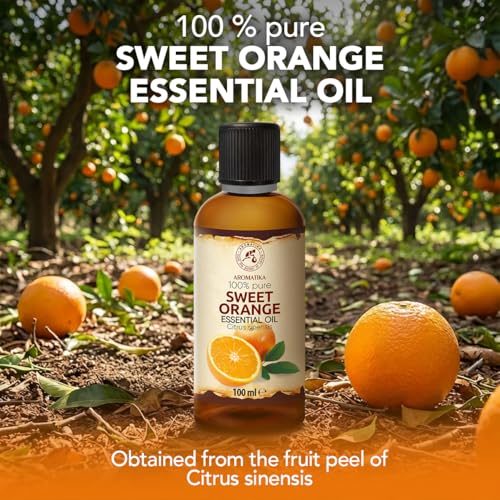 Aceite Esencial de Naranja Dulce 100 ml para Aromaterapia miniatura 2