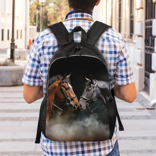 Mochila impermeable para senderismo con estampado de caballos miniatura 7