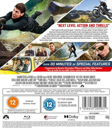 Image of Mission: Impossible - Dead Reckoning Part One [Blu-ray]