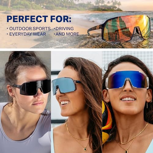 Image of Blenders Eyewear Expose - Polarized Sunglasses - Lightweight High-Performance Frame, Adjustable Nose Pads - 100% UV Protection - For Men & Women - Fortunate Gina