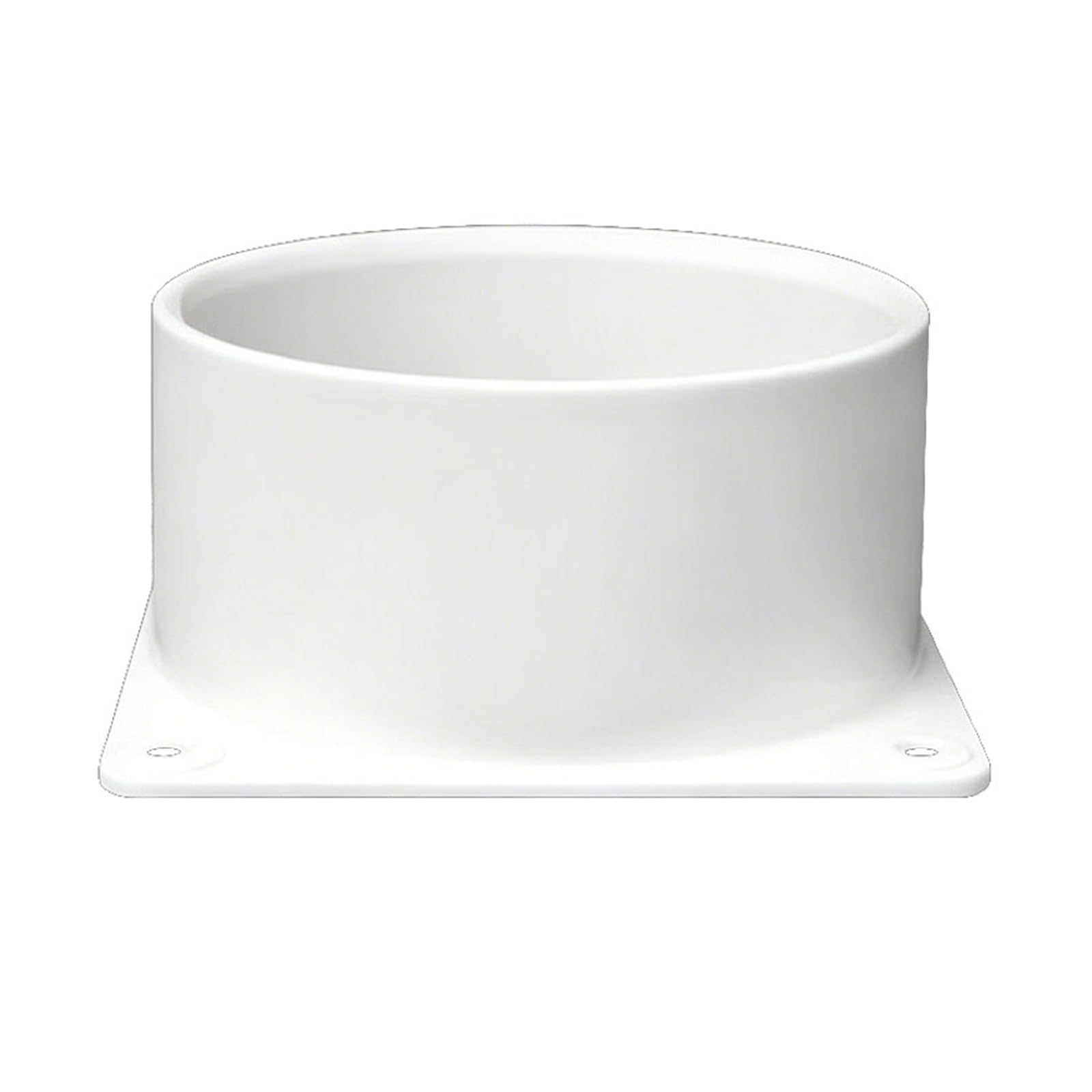 Msioytog White Air Duct Connectors Flange Panel Dryer Vent Wall Plate Dryer Vent Wall Plate
