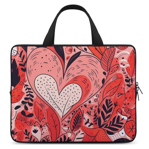 Sac à bandoulière pour ordinateur portable au motif chic rose, mallette unisexe