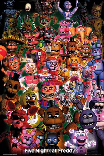 Close Up Five Nights At Freddy's Poster Ultimate Group (61cm x 91,5cm)