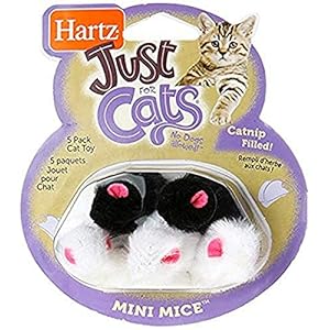 Hartz Just for Cats Mini Mice Cat Toy (5 Pack)