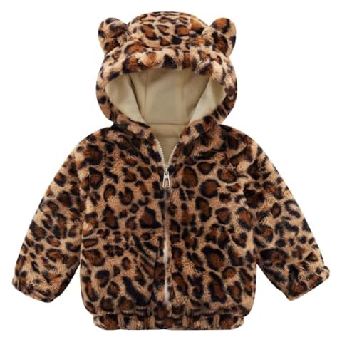 Fleece Leopard Jacket for Toddlers Cover