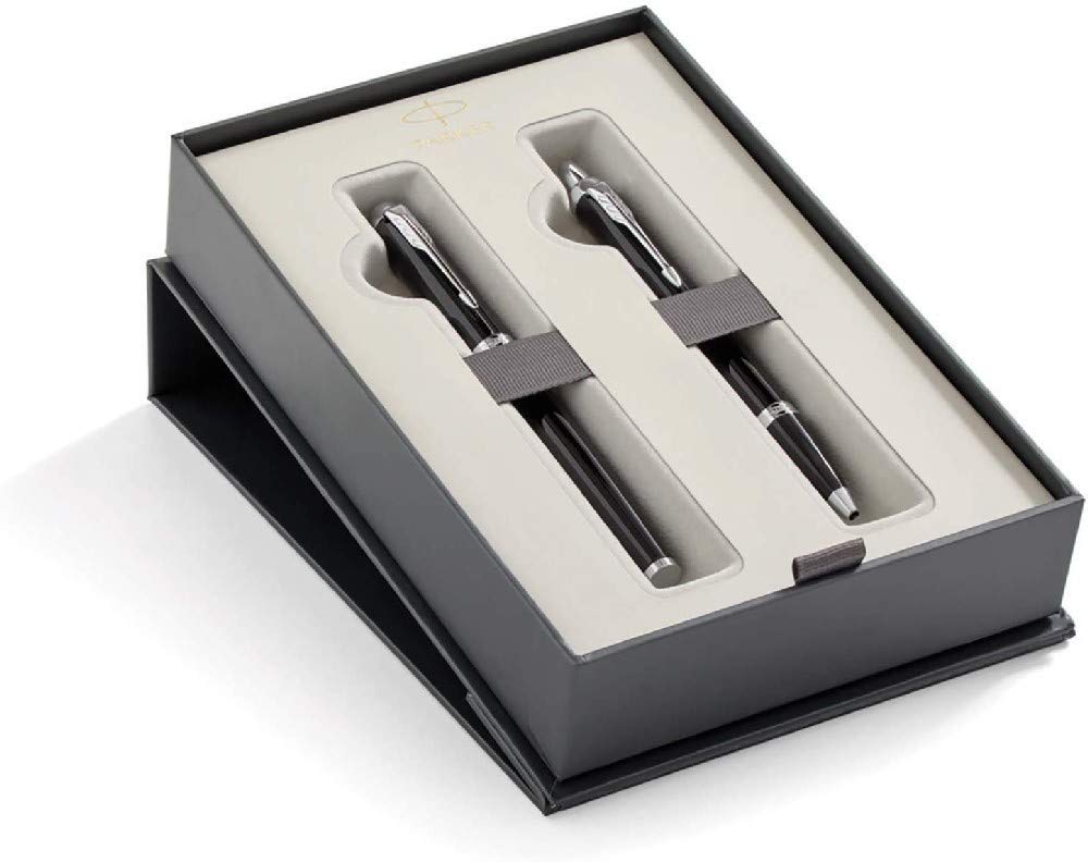 Parker IM Black CT Fountain Pen & Ballpoint Pen Duo Set