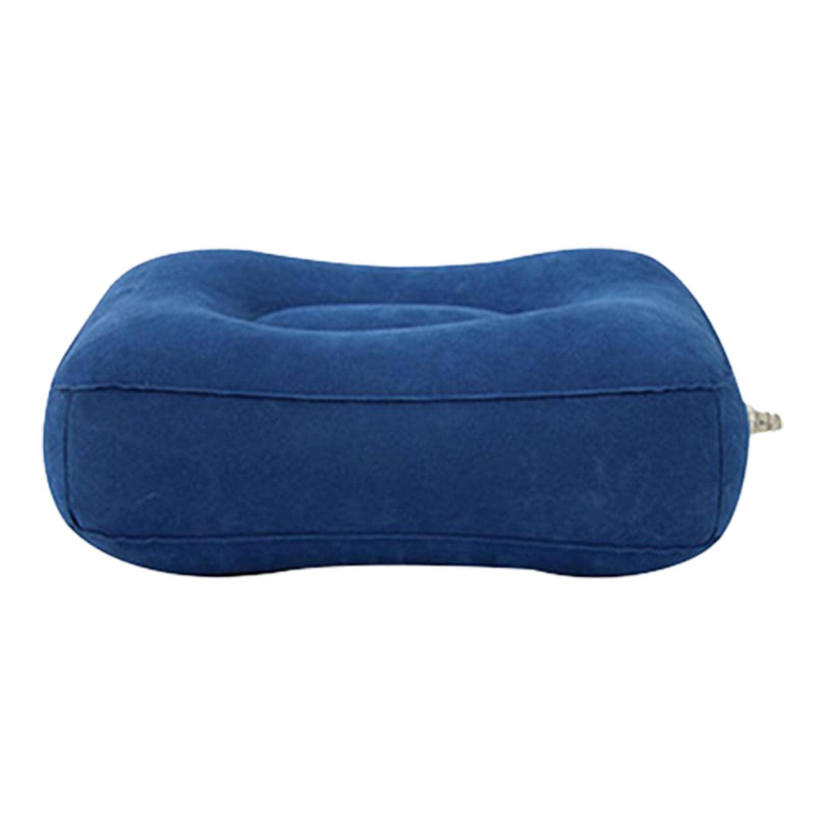 Set di 5 cuscini poggiapiedi gonfiabili in PVC per casa, aereo e campeggio, blu, 42 x 32 x 20 cm