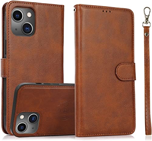 Étui pour iPhone 14 Plus et Pro - Portefeuille magnétique amovible pour voyager léger