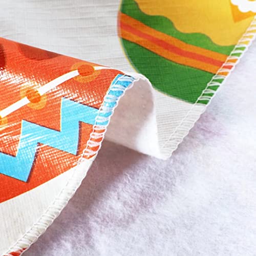 Fitable Easter Rectangle Table Cloth - 60X84 Inch Waterproof Colorful Egg Pattern Tablecloth Vinyl Wipe Clean Table Cover For Dining Table, Easter Dinner, Kitchen, Holiday Party Table Decor #TOP2