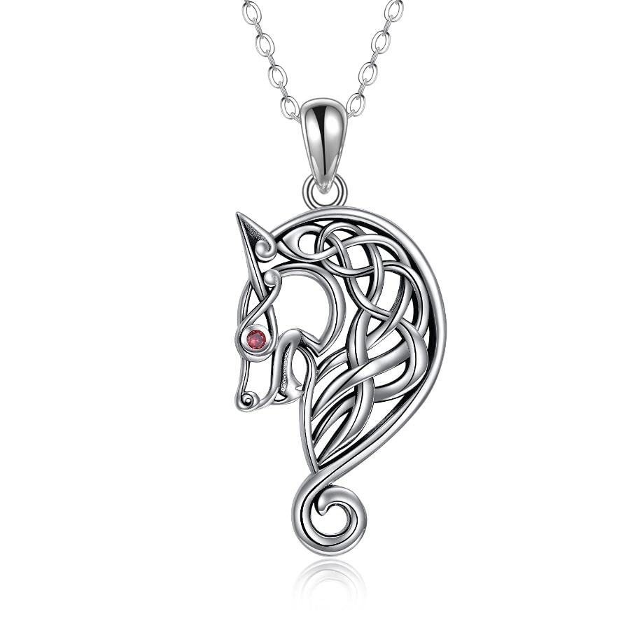 Collier Viking Dragon argent sterling 925 pendentif celte