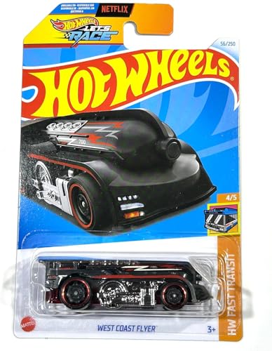 Hot Wheels Let's Race West Coast Flyer (Black) 2024 HW Fast Transit