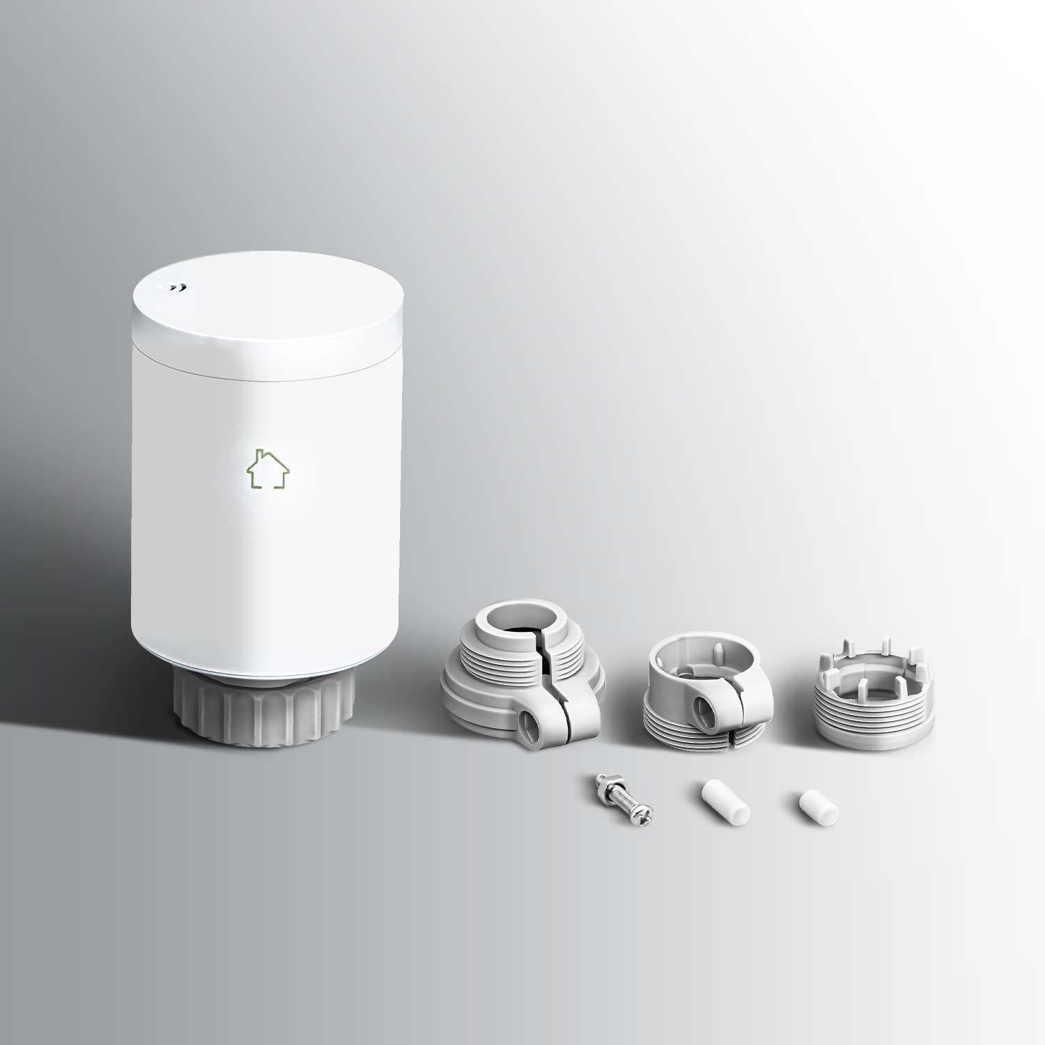 SONNI Smart Heizkörperthermostat Zigbee 3.0 Wireless Gateway Thermostat Heizkörper Heizung Digital Set APP WiFi Smart Home smartsystem M30*1,5mm
