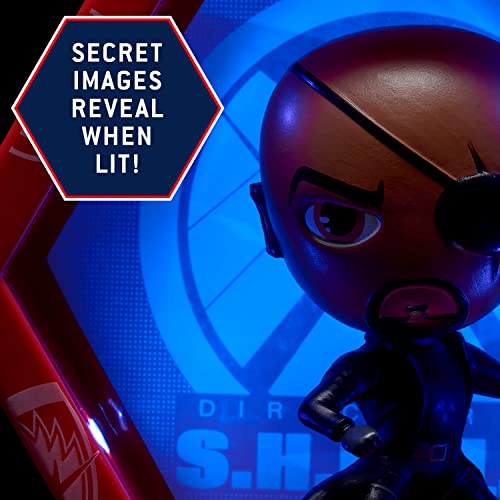 Wow! Pods Marvel Avengers Collection - Nick Fury | Superhero Toys Light-Up Bobble-Head Figure | Official Marvel Collectable Toys & Gifts | Number 207 In Series #TOP1