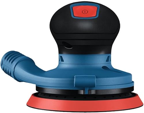 Miniatura 4 de BOSCH GEX12V-5N Lijadora orbital aleatoria sin escobillas de 12 V Max de 5 pulgadas, agarre ergonómico en la palma, sistema de recolección de polvo,