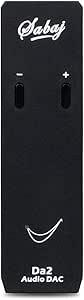 Sabaj Da2 Bärbar USB DAC med hörlursförstärkare 2-i-1 32 bit/768 kHz