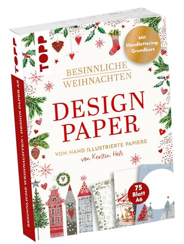 Design Paper Besinnliche Weihnachten DIN A6: 75 Motivpapiere (DIN...