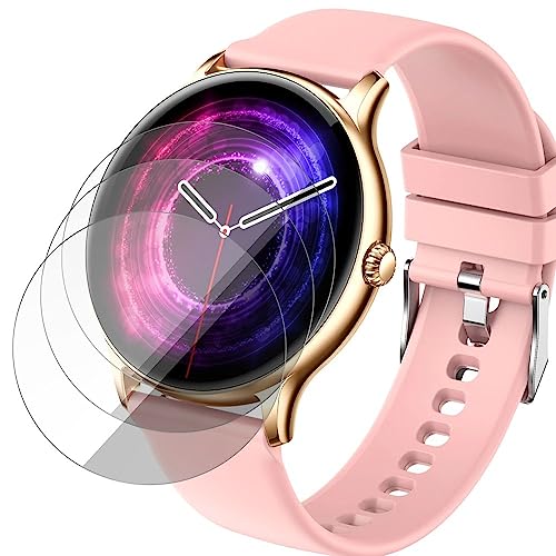 Image of FCS Smart Watch Screen Guard Membrane For Fire-Boltt Phoenix | Ultrathin 0.125Mm 9H Anti Shock Flexible Screen Protector Tpu Membrane | Edge To Edge Coverage | Pack Of 3 for Smartwatch