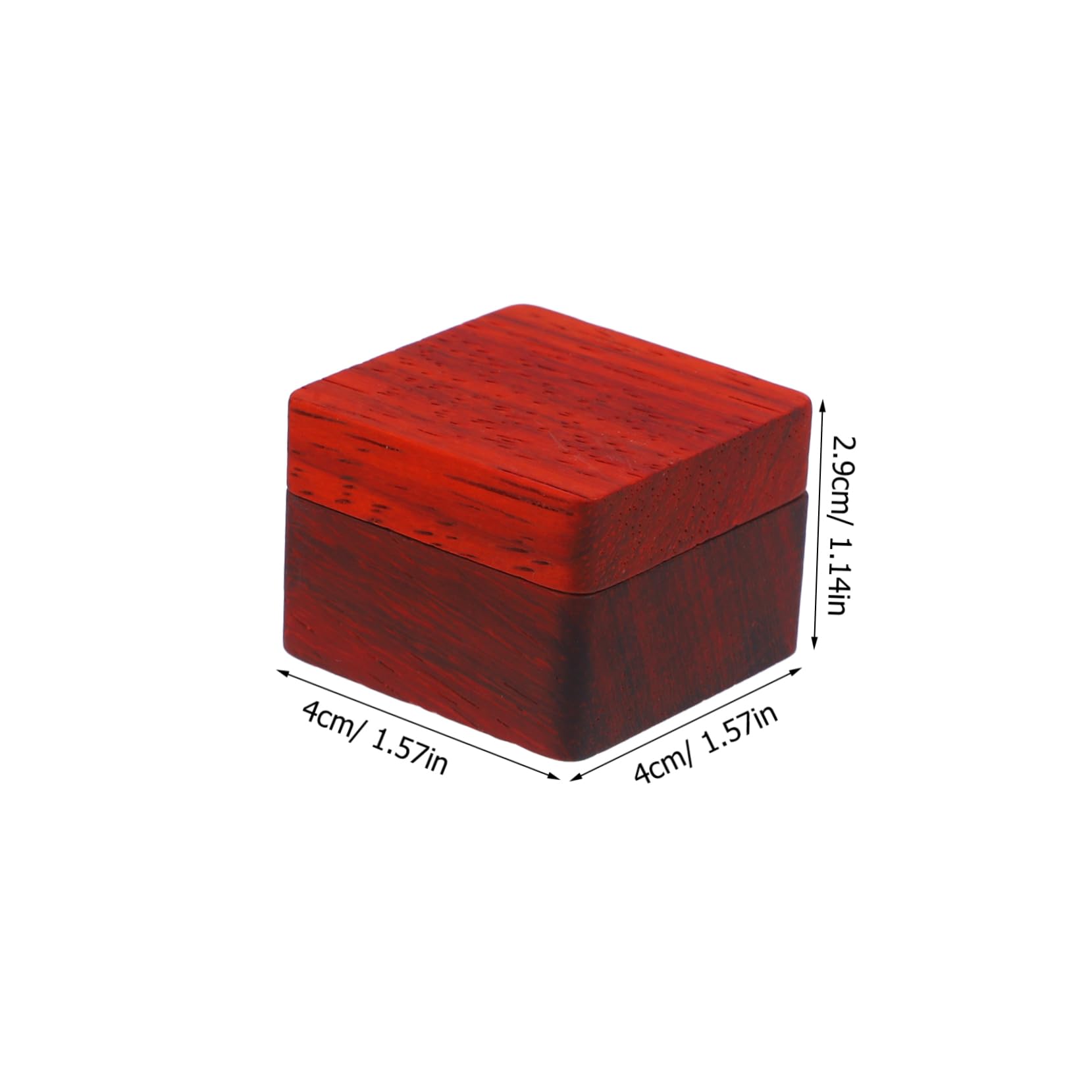 BESPORTBLE Box Guitar Pick Storage Case Natural Grain Plectrum Holder for Easy Carrying Valentine Day present for Musicians and Guitar Enthusiasts Elegant Organizer