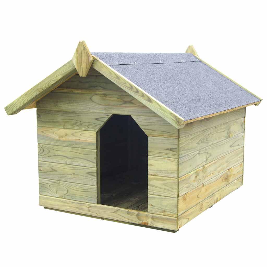 vidaXL Cuccia per Cane da Esterno Tetto Apribile Casetta Cani Legno di Pino