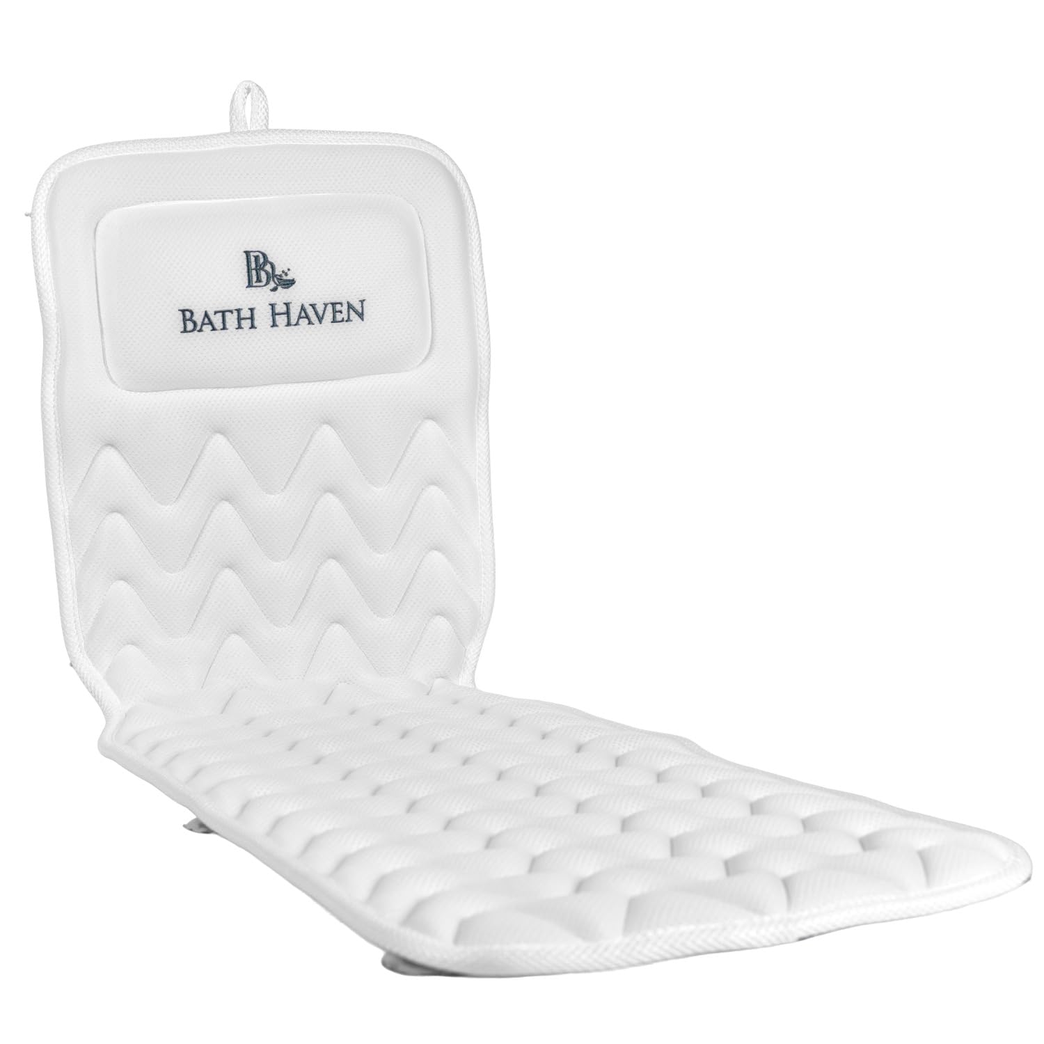 Bath Pillow for Tub, Full Body Bathtub Pillow and Mat for Head, Neck and Back Support, Relaxing Spa Cushion Head Rest and Mat for Tub Jacuzzi, Luxury Bathtub Accessories for Women and Men Quick Drying