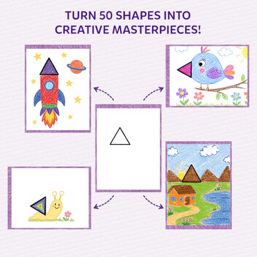 Image of Skillmatics Picture Sprouts - Complete the Picture Art Kit for Kids, 50 Drawing & Colouring Activity Pages, 12 Retractable Mess-Free Crayons, Screen-Free Travel Toy, Gift for Girls & Boys Ages 5-10