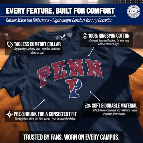 Image of NCAA Gameday Cotton T-Shirt for Men and Women | Officially Licensed NCAA Tee - Preshrunk Ring-Spun Cotton - Screen-Printed Team Logo