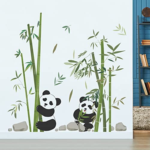 Vinilos Decorativos Panda Bamboo 2 hojas 30x90 cm miniatura 4