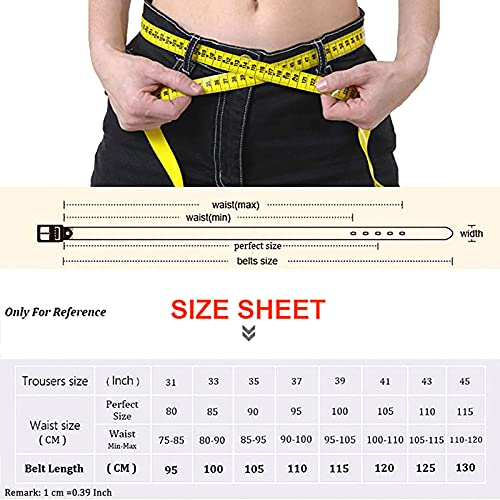 Ceinture punk rock en cuir véritable pour exprimer librement votre identité