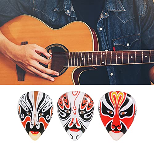 mewmewcat Choix, 3 pièces ABS Guitare médiators avec Masque d’opéra de Pékin ukulélé Choix de Doigt Accessoire d’instrument de Musique - Les Beatles, Paul McCartney, John Lennon, RIngo Starr, George Harrison mewmewcat Choix, 3 pièces ABS Guitare médiators avec Masque d'opéra de Pékin ukulélé Choix de Doigt Accessoire d'instrument de Musique – Image 6
