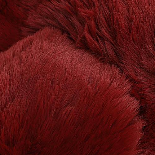 Holiberty Heated Scarf for Women and Men, Fashion Faux Fur Soft Winter Scarf Washable USB Neck Heating Pad with 3 Temp Modes2