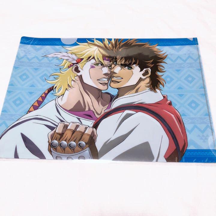 JOJO 　ジョジョ　第二部 　 中国限定　クリアファイル　ジョナサン　シーザー Amazon.co.jp: ジョジョの奇妙な冒険 クリアファイル 第2部 戦闘